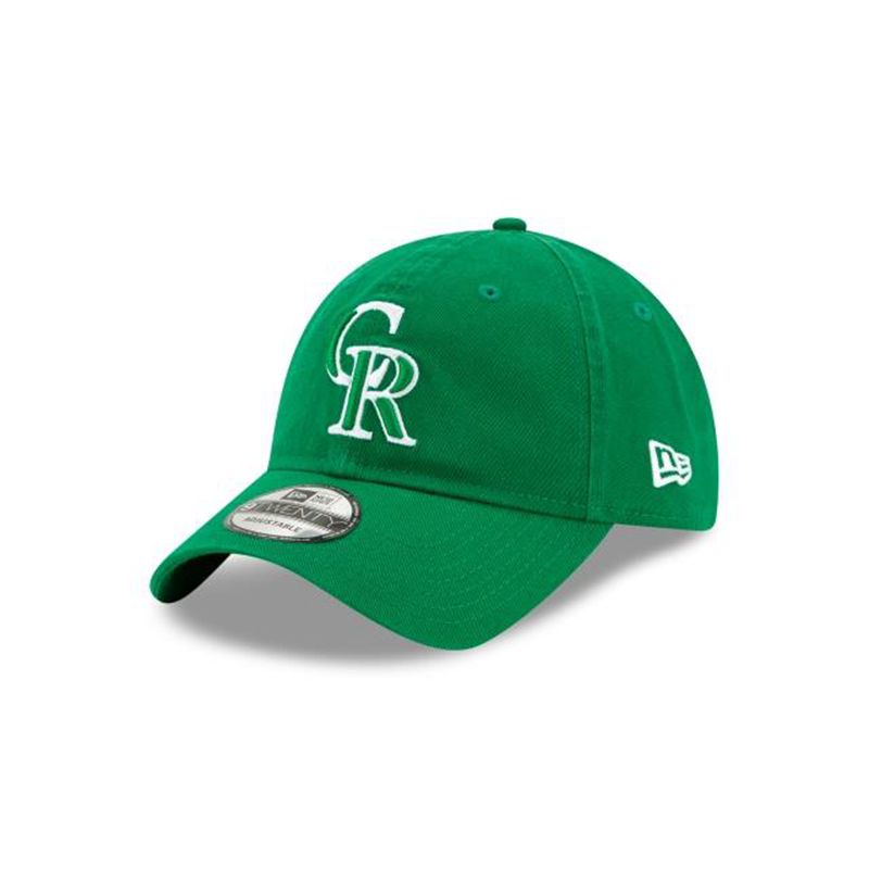 MLB Colorado Rockies Core Classic 9Twenty Adjustable (HKX9213) - Green New Era Caps